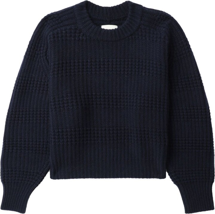 Womens Navy Blue Crew Neck Sweater | ShopStyle CA