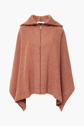 See by Chloe Marled ribbed cotton-blend cape