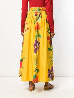 Carolina K. floral print maxi skirt
