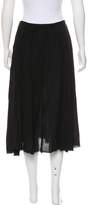 Thumbnail for your product : Raquel Allegra Pleated A-Line Midi Skirt