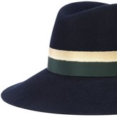 Thumbnail for your product : Maison Michel Two-Tone Bow Fedora Hat