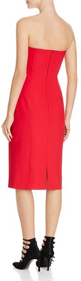 Elizabeth and James Margo Corseted Strapless Dress