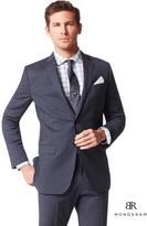 Thumbnail for your product : Banana Republic BR Monogram Navy Micro-Check Italian Wool Suit Jacket