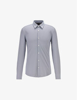 Thumbnail for your product : HUGO BOSS Jason slim-fit stretch-woven shirt