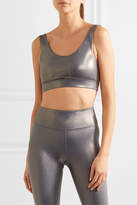 Thumbnail for your product : Heroine Sport Marvel Metallic Stretch Sports Bra
