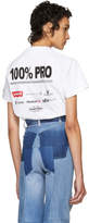 Thumbnail for your product : Vetements White 100% Pro Standard T-Shirt