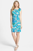 Thumbnail for your product : Plenty by Tracy Reese 'Victoria' Print Stretch Cotton Sheath Dress (Regular & Petite)