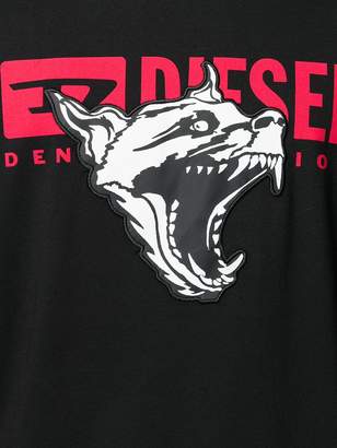 Diesel wolf print T-shirt