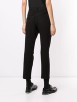 Thumbnail for your product : Yohji Yamamoto Cropped Slim Fit Trousers