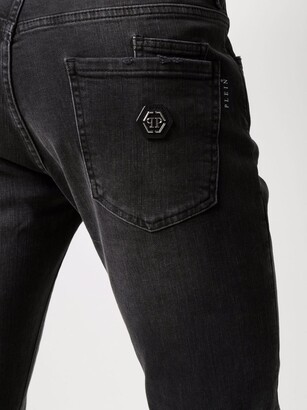 Philipp Plein Institutional low-rise slim-cut jeans