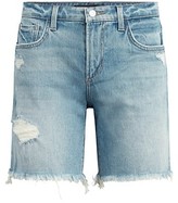 Thumbnail for your product : Joe's Jeans The Lara Distressed Denim Bermuda Shorts