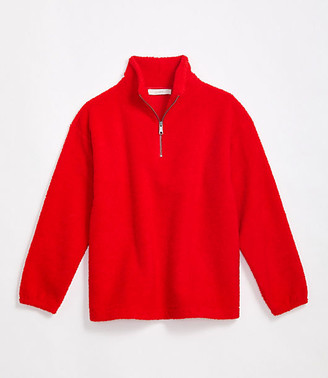 maternity sherpa pullover