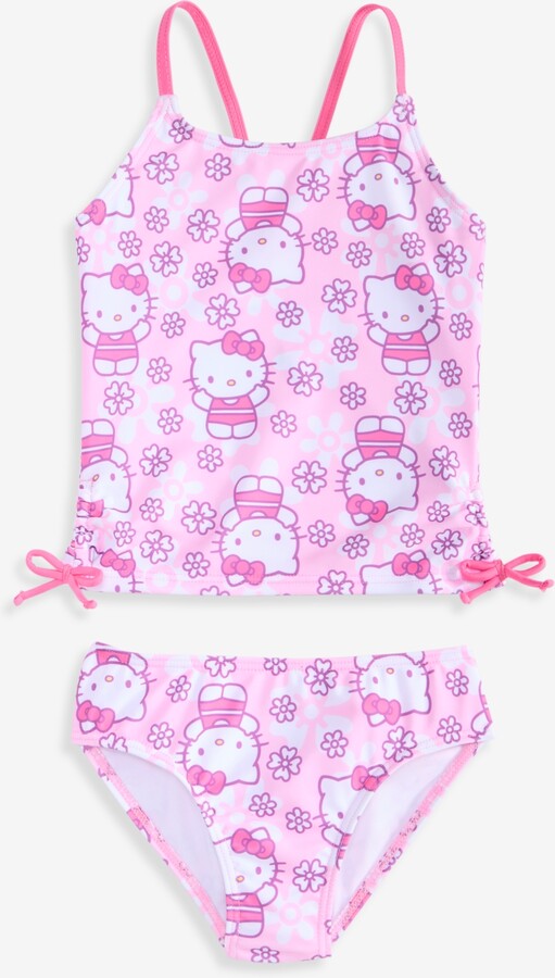 Dream Wave Dreamwave Hello Kitty Girls' 4-6X Printed 2-Piece Swimsuit
