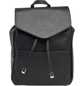 Thumbnail for your product : French Connection Womens Faux Leather Drawstring Backpack Black