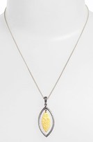 Thumbnail for your product : Gurhan 'Willow' Blackened Silver & Gold Pendant Necklace