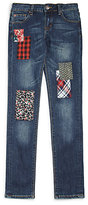 Thumbnail for your product : Hudson Girl's Cool Confusion Patchwork Jeans