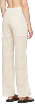 Thumbnail for your product : AMOMENTO Off-White Cotton Trousers