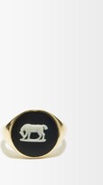 Thumbnail for your product : FERIAN Horse Wedgwood Cameo & 9kt Gold Signet Ring