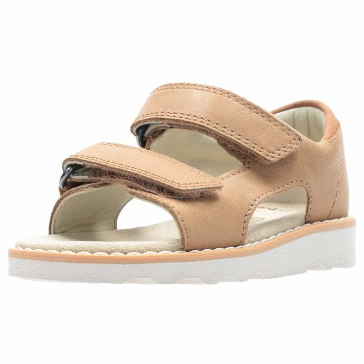 clarks boys brown shoes