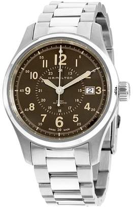 Hamilton Khaki Field H70305193 Brown Dial Stainless Steel 40mm Mens Watch