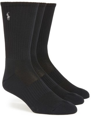Polo Ralph Lauren Men's Tech Athletic Crew Socks