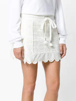 Thumbnail for your product : FENTY PUMA by Rihanna scalloped drawstring mini skirt