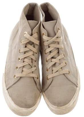 The Row Superga x Canvas High-Top Sneakers