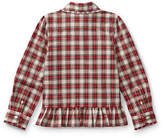 Thumbnail for your product : Ralph Lauren Tartan Cotton Peplum Shirt