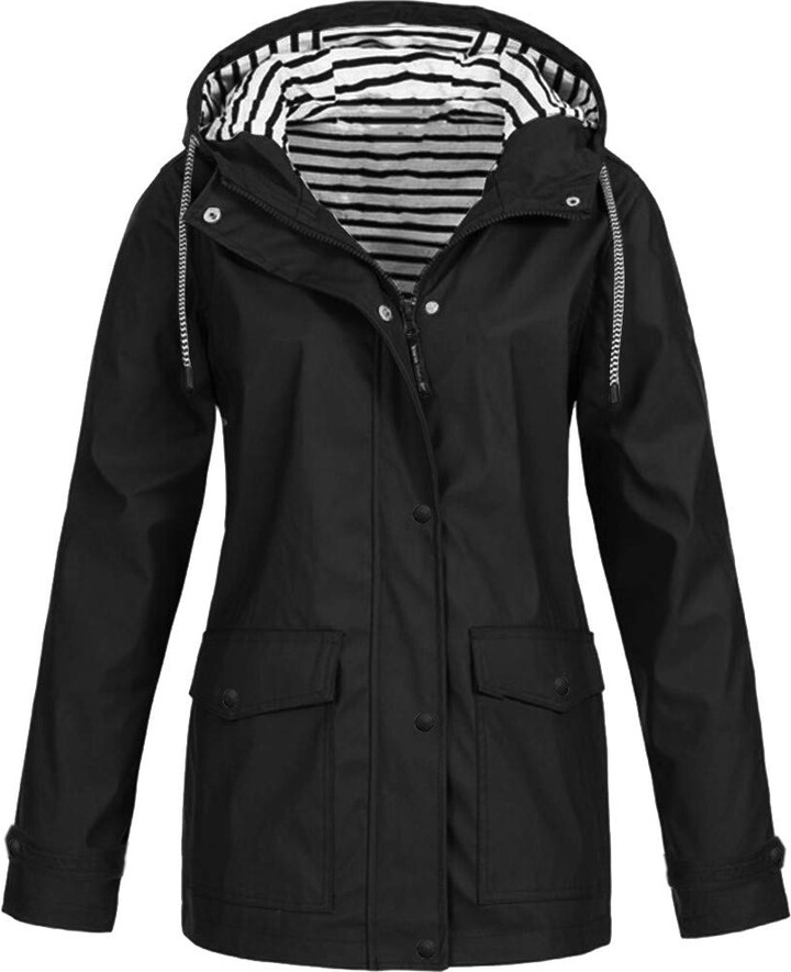ladies raincoat with hood uk