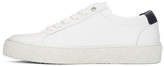 Thumbnail for your product : YMC White and Navy DAP 1 Sneakers