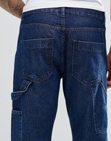 Thumbnail for your product : ASOS Straight Jeans With Pockets In Mid Blue