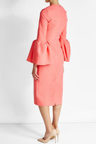 Thumbnail for your product : Roksanda Crepe Dress with Ruffled Cuffs