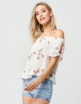 Thumbnail for your product : Mimichica MIMI CHICA Floral Off The Shoulder Top