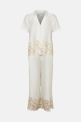 Coast Premium Satin Embroidered Pyjama Set