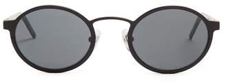Blyszak - Signature Round Metal Sunglasses - Mens - Black