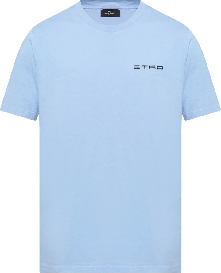 Etro logo-embroidered T-shirt