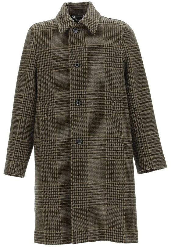 Mens Checked Overcoat | Shop The Largest Collection | ShopStyle