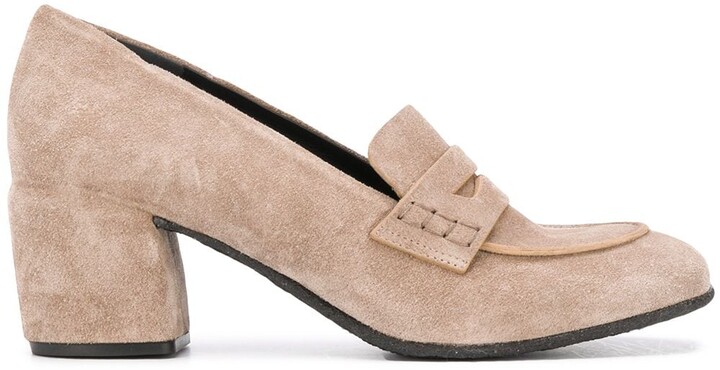 Del High-Heel Loafers Pumps