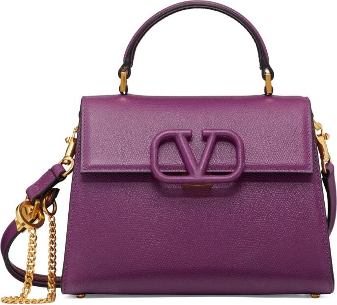 Valentino Garavani Mini VSling Crystal Embellished Top Handle Bag