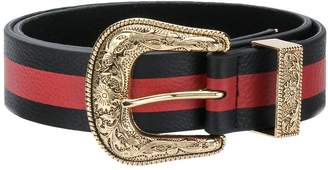 B-Low the Belt embossed buckle belt