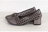 Thumbnail for your product : Jeffrey Campbell Silver Woven Heels