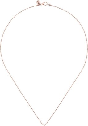 Dodo 9kt rose gold Bollicine bead necklace