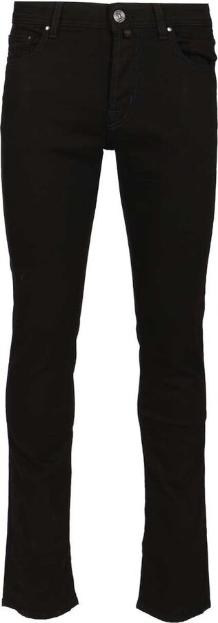 Jacob Cohen Logo Patch Slim Fit Jeans