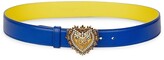 Thumbnail for your product : Dolce & Gabbana Heart Buckle Leather Belt