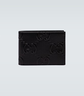 Gucci GG embossed leather wallet