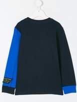 Thumbnail for your product : Diesel Kids colourblock printed top