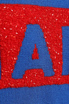 Thumbnail for your product : Alice + Olivia Bead-embellished Stretch-wool Sweater
