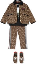 Thumbnail for your product : Burberry Children Monogram Print Quiled Jacket