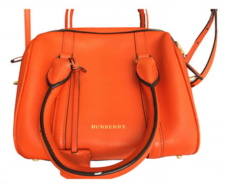 Burberry DK 88 Orange Leather Handbags - ShopStyle Bags