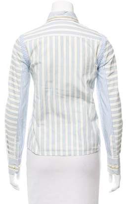 Etro Striped Button-Up Top